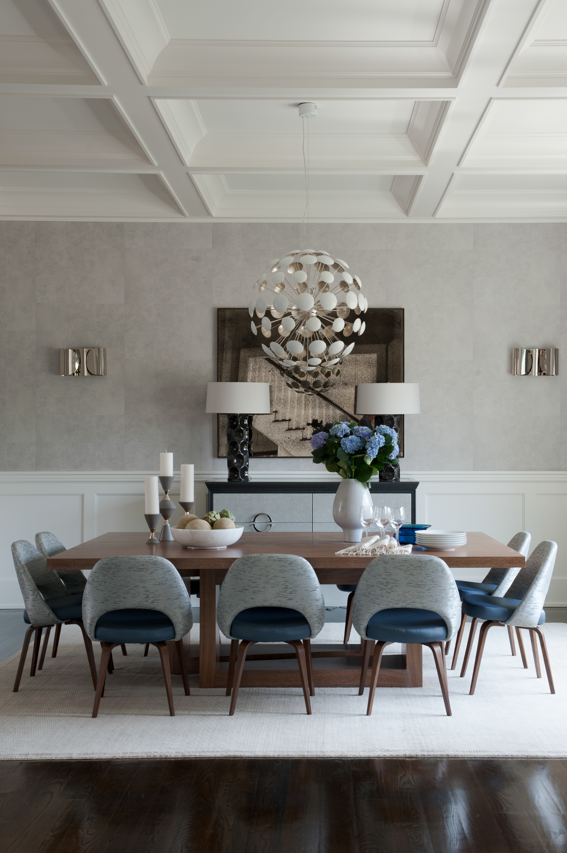 modern classic dining room style