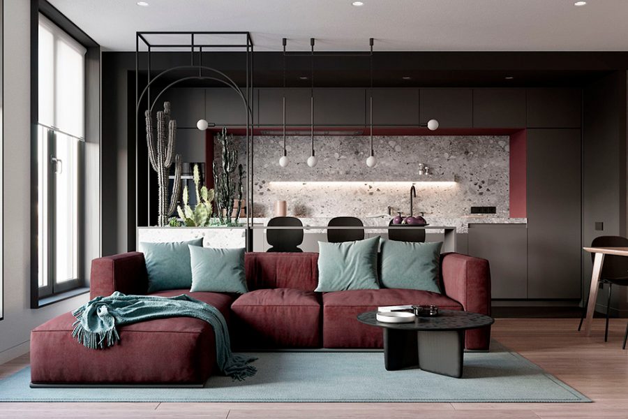 To have this combination of classic and modern, color is the main ...
