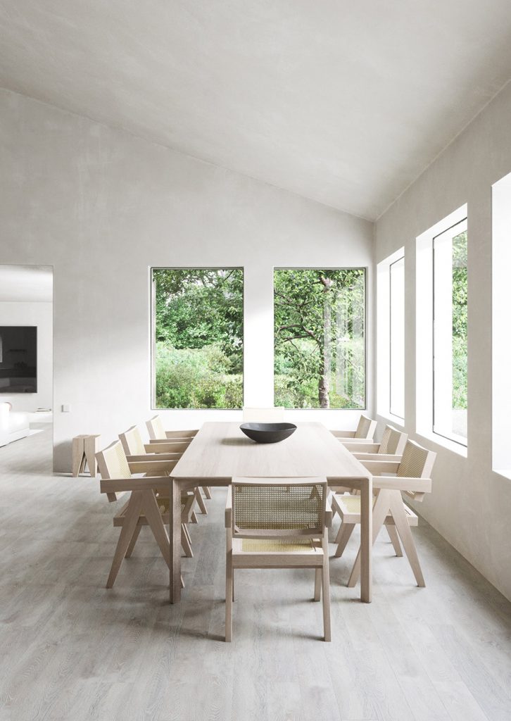 View of Luxury Minimalist Interior Design